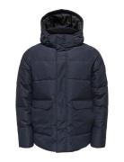Onscarl Quilted Jacket Otw Fodrad Jacka Navy ONLY & SONS