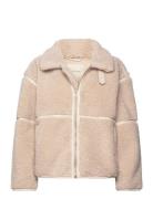 Fqlamby-Jacket Outerwear Faux Fur Beige FREE/QUENT