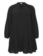 Kcdory Dress Kort Klänning Black Kaffe Curve