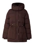 Viveka Recycled Polyester Down Parka Outerwear Parka Coats Brown Lexin...