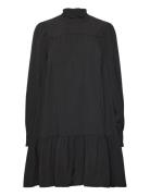 Vmshilah Naja High Neck Dress Wvn Ga Kort Klänning Black Vero Moda