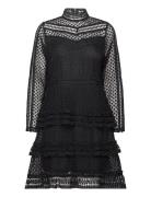 YAS Yasalberta Ls New Lace Dress Svart