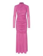 Gestuz Adiagz Ls Long Dress Rosa