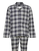 Flannel Pj Set Pants And Shirt Gb Pyjamas Navy GANT