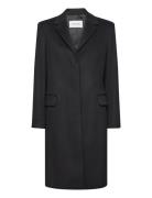 Essential Wool Coat Outerwear Coats Winter Coats Black Calvin Klein