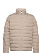 Slhbarry Quilted Jacket Noos Fodrad Jacka Beige Selected Homme