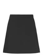 Slcorinne Aline Skirt Kort Kjol Black Soaked In Luxury