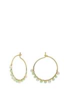 Madrid Accessories Jewellery Earrings Hoops Green Nuni Copenhagen