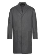 Modern Wool Blend Coat Yllerock Rock Grey Calvin Klein