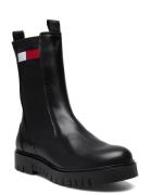 Tjw Long Chelsea Boot Shoes Chelsea Boots Black Tommy Hilfiger