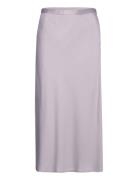 Calvin Klein Recycled Cdc Bias Cut Midi Skirt Lila