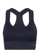High Support Ribbed Bra Lingerie Bras & Tops Sports Bras - All Blue AI...