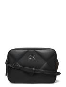 Re-Lock Quilt Camera Bag Bags Crossbody Bags Black Calvin Klein
