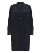 Corduroy Shirtdress Knälång Klänning Navy Polo Ralph Lauren