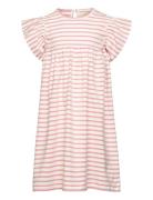 Creamie Dress Ss Stripe Rosa