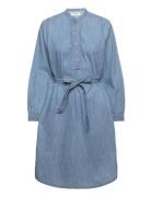 Jade Ls Dress Knälång Klänning Blue Lollys Laundry
