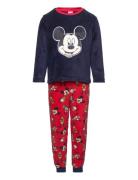 Pyjalong  Pyjamas Set Red Mickey Mouse