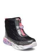 Skechers Girls Sweetheart Lights - Heart Hugger Svart