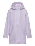 Nkndry Rain Jacket Long 1Fo Noos Outerwear Rainwear Jackets Purple Nam...