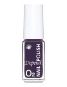 Minilack Oxygen Färg A746 Nagellack Smink Blue Depend Cosmetic