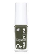 Minilack Oxygen Färg A750 Nagellack Smink Khaki Green Depend Cosmetic