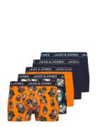Jactriple Skull Trunks 5 Pack Boxerkalsonger Orange Jack & J S