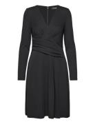 Lauren Ralph Lauren Jersey Long-Sleeve Dress Svart