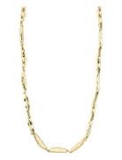 Echo Recycled Necklace Gold-Plated Accessories Jewellery Necklaces Cha...