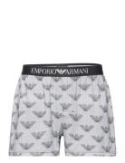 Men's Knit Boxer Underwear Boxer Shorts Grey Emporio Armani