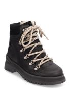 Boots - Flat - With Lace And Zip Vinterkängor Med Snörning Black ANGUL...