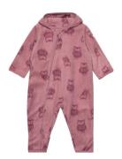 Overall Fleece Outerwear Fleece Outerwear Fleece Suits Pink Lindex