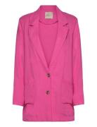 Fqluigi-Jacket Blazers Single Breasted Blazers Pink FREE/QUENT
