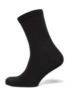 Wool/Cotton Socks Sockor Strumpor Black Mp Denmark