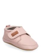 Melton Classic Leather Slippers Rosa