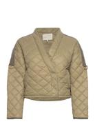 Hive Jacket Kviltad Jacka Khaki Green Notes Du Nord