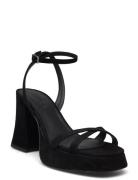 Vicky P.sandal -S Sandal Med Klack Black HUGO