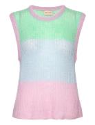 Hallie May Vests Knitted Vests Multi/patterned Stella Nova