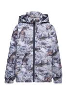Jacket Aop Outerwear Shell Clothing Shell Jacket Multi/patterned Minym...