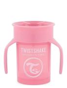 Twistshake Twistshake 360 Cup 6+M Pastel Pink Rosa