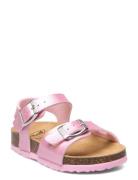Sl Dolphin Laminated Pink Shoes Summer Shoes Sandals Pink Scholl
