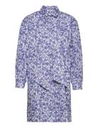 Lenora Haddis Ls Shirt Dress Aop Kort Klänning Multi/patterned MSCH Co...