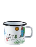 Moomin Moomin Enamel Mug 37Cl Moomin Valley Vit