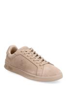 Heritage Court Ii Suede Sneaker Låga Sneakers Pink Polo Ralph Lauren