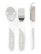 Twistshake Twistshake Learn Cutlery Stainless Steel 12+M White Vit