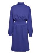 Halia Sweat Dress 1 Knälång Klänning Blue Minus