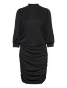 Mshelene Dress Knälång Klänning Black Minus