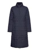 Coats Woven Kviltad Jacka Navy Esprit Collection