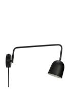 Manchester Væglampe Sort Home Lighting Lamps Wall Lamps Black Dyberg L...