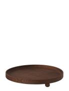 OYOY Living Design Inka Wood Tray Round - Large Brun