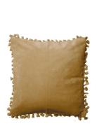 C'est Bon Cushion Cover Velvet Cotton W Fringe Gul